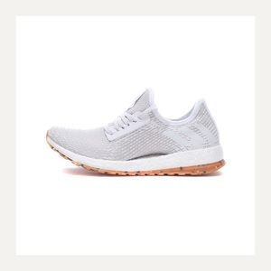 Sleek soft white Adidas boost!